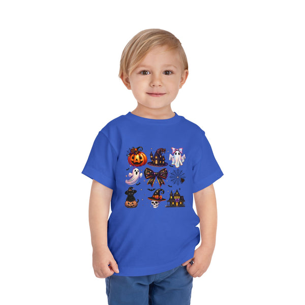 Kids Coquette Bow Wicked Shirt Halloween Girl Shirt Toddler Ghost Cat Shirt Pumpkin Patch Tee Cute Ghost Pumpkin Cat T Shirt Retro Ghost Tee