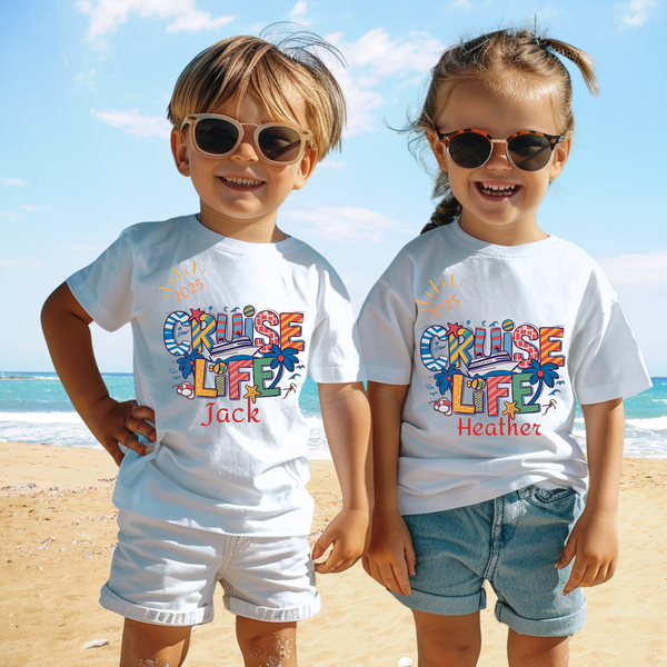 Toddler Cruise Shirt, Kids Beach Vacation Tee, Unisex Toddler Tee, Cute Children's T-Shirt, Summer Kids Apparel