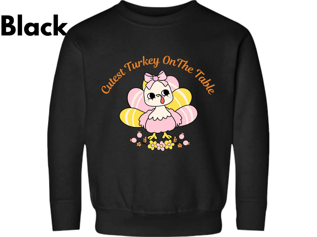 Thanksgiving Turkey Toddler Sweatshirt, Gobble Kids Sweatshirt, Thanksgiving Sweatshirt, Cutest Turkey Sweatshirt, Thanksgiving Cute Sweater
