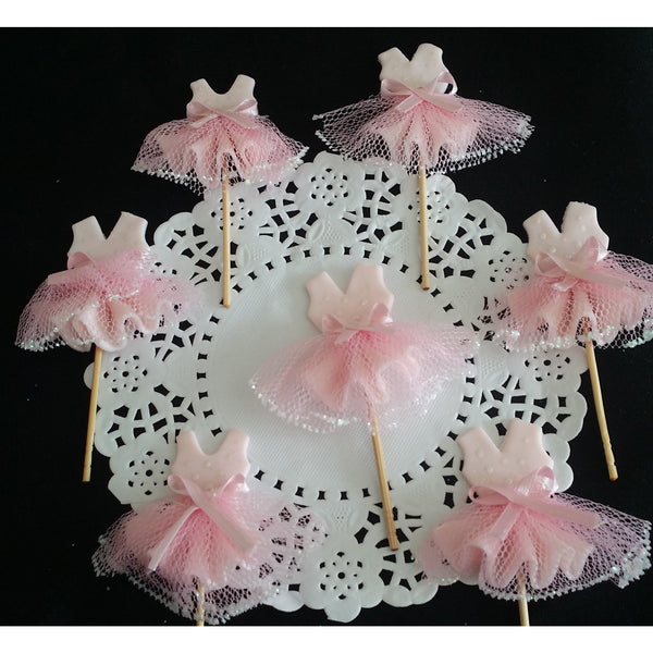 Ballet Birthday Decoration Ballet Cupcake Toppers Decoration Tutus For Cupcakes 12pcs - Cake Toppers Boutique