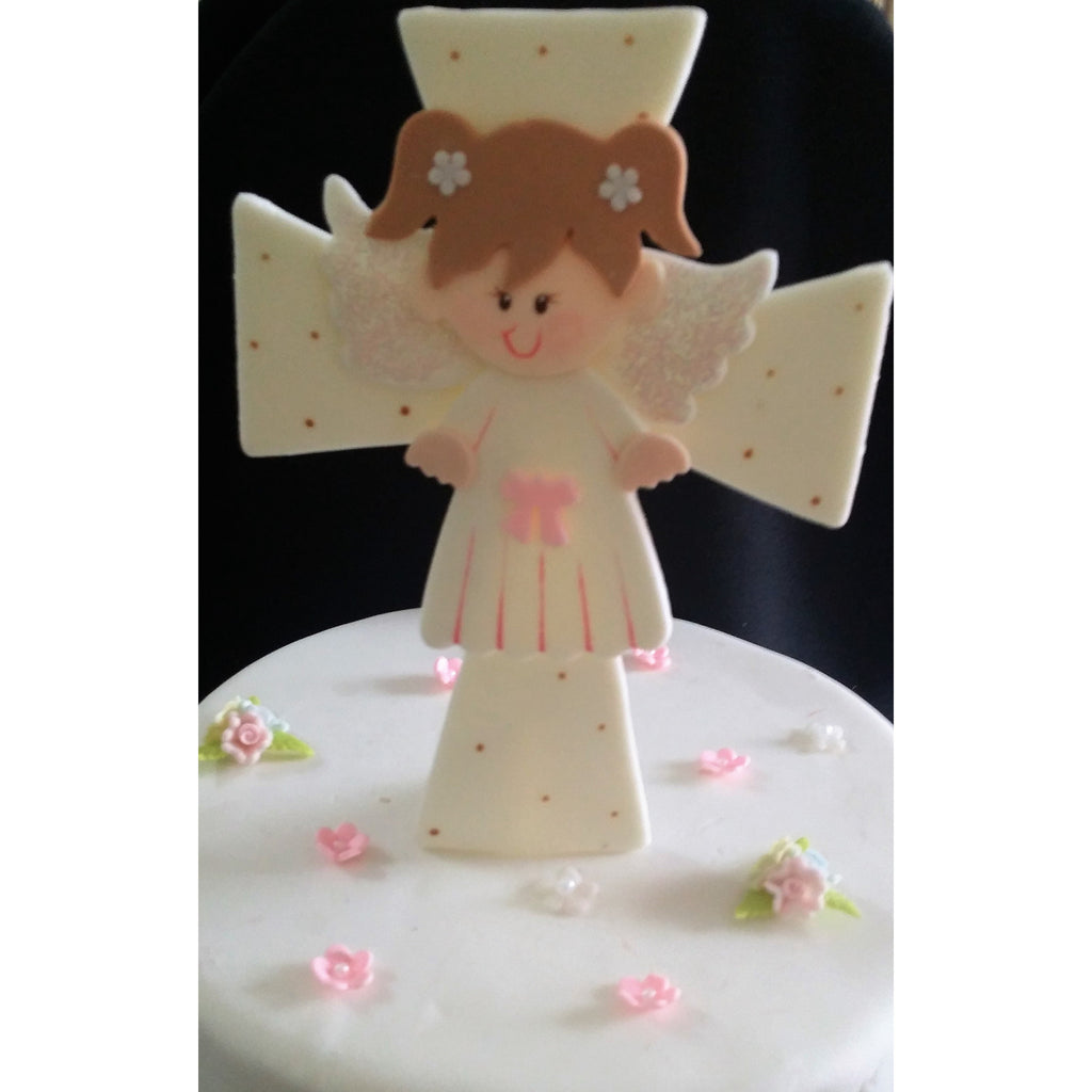 Angel Cake Decoration First Communion and Baptism Cake Toppers for Girl or Boy - Cake Toppers Boutique
