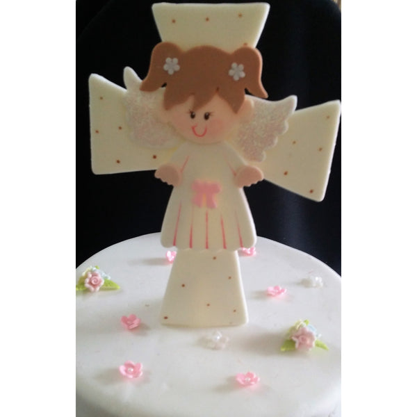 Angel Cake Decoration First Communion and Baptism Cake Toppers for Girl or Boy - Cake Toppers Boutique