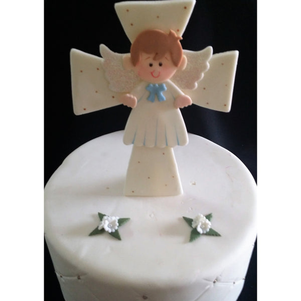 Angel Cake Decoration First Communion and Baptism Cake Toppers for Girl or Boy - Cake Toppers Boutique
