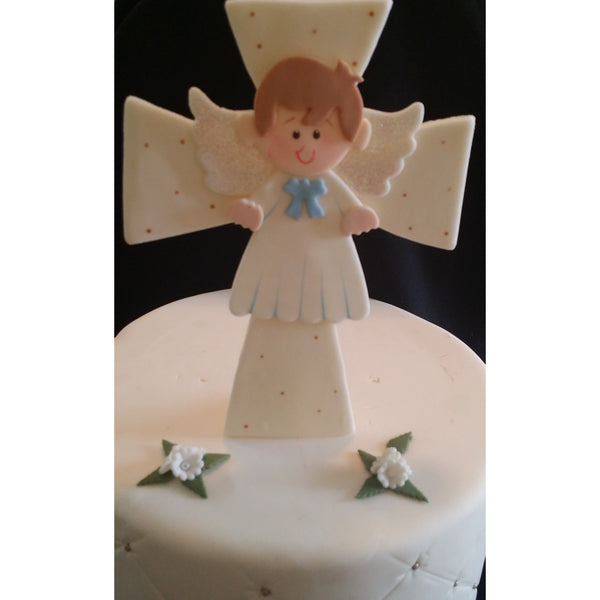 Angel Cake Decoration First Communion and Baptism Cake Toppers for Girl or Boy - Cake Toppers Boutique