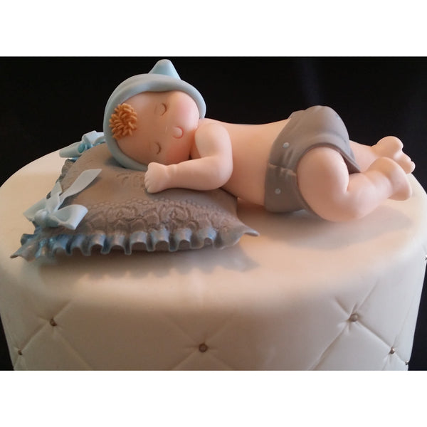 Baby Girl Cake Decoration Slepping Baby Cake Decoration Twins Babies for Cakes - Cake Toppers Boutique
