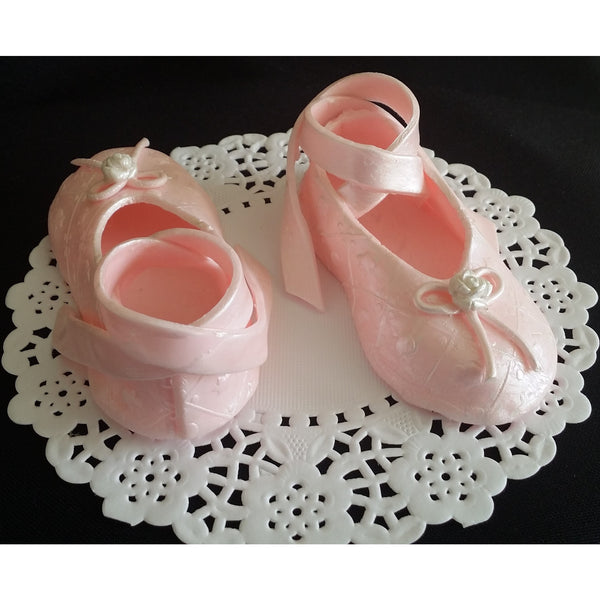 Ballerina Shoes Cake Topper Ballerina Party Decorations Ballet Cake Topper Girl Birthday Cake - Cake Toppers Boutique