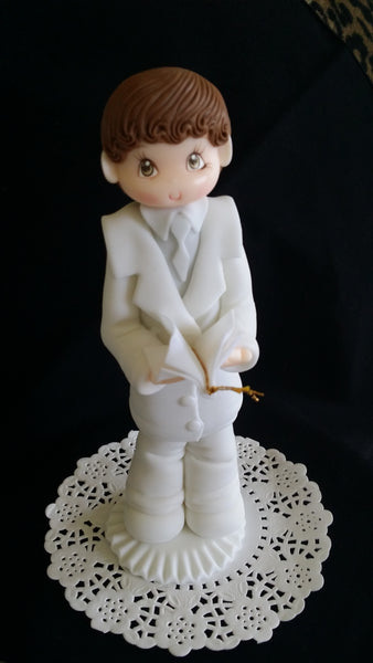 First Communion or Baptism Girl & Boy Cake Topper Communion Keepsake Decorations - C T B