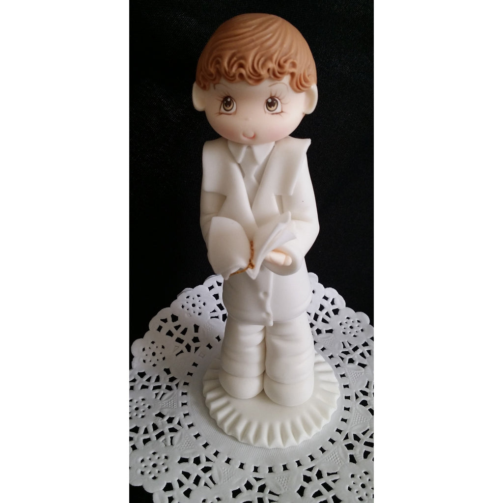 Boy or Girl First Communion Cake Topper Communion Girl or Boy Dressed in White Gown - Cake Toppers Boutique