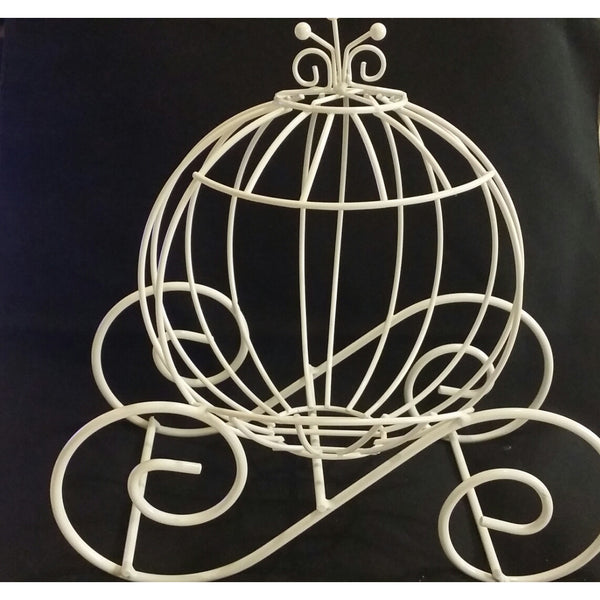 Princess Carriage Centerpieces White Princess Carriage Party Table Decoration - Cake Toppers Boutique