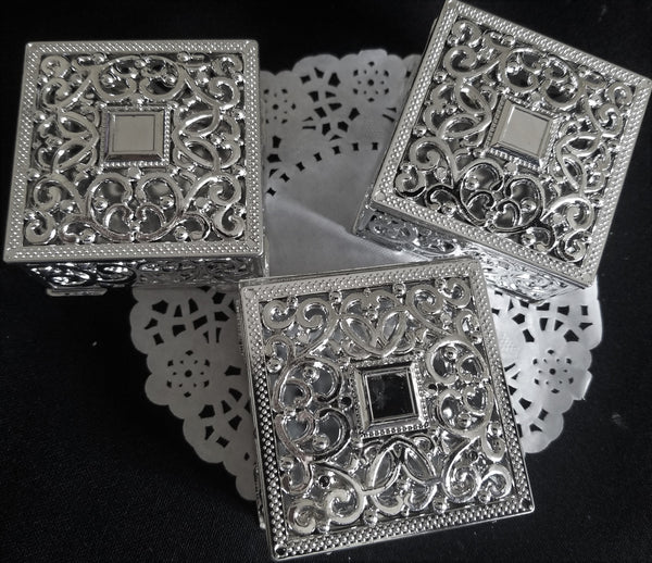 White Pearl Bead Rosary White Rosaries, Christening Rosary and Box Favors - Cake Toppers Boutique