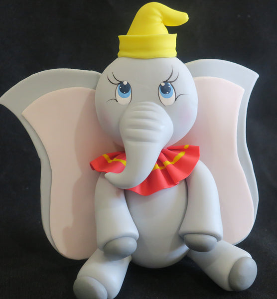 Elephant Cake Topper Elephant Cake Decoration Circus Elephant with Yellow Hat - Cake Toppers Boutique