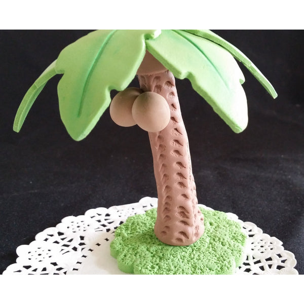Palm Tree Jungle Cake Decoration Palm Tree Cake Topper Safari and Jungle Birthday Decor - Cake Toppers Boutique