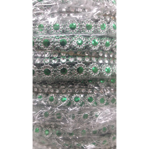 Rhinestone Trim, Wedding Rhinestone Decoration, Rhinestone Trim, Centerpieces Rhinestones, Rhinestone Silver Flower Trim, DIY Wedding Decor - Cake Toppers Boutique