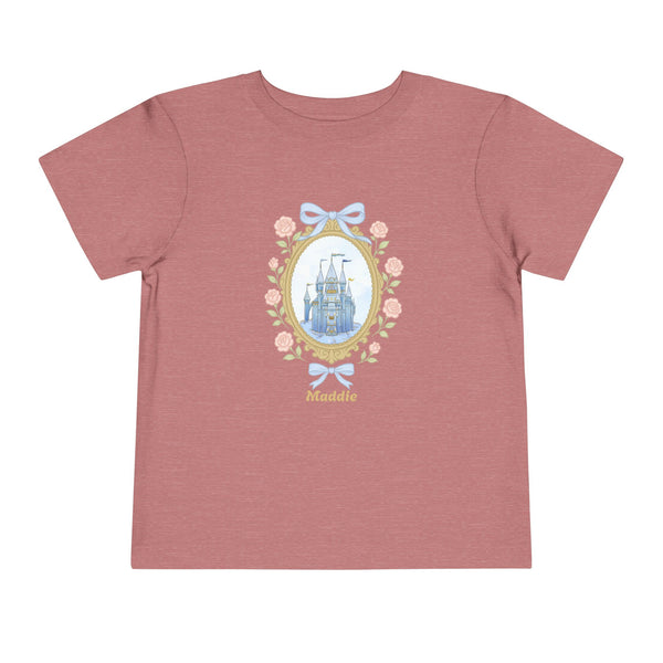 Coquette Bow Magical Castle Shirt, Toddler Castle T-shirt Retro Coquette Bow Shirt Princess Castle Bday Girl Tee Coquette Family Trip Shirt