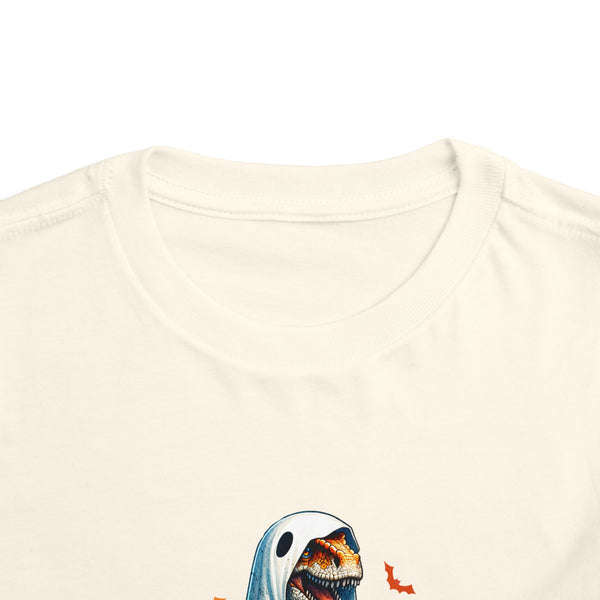 Personalized Name Boys Halloween Shirt T Rex Dinosaur Lover Gifts Toddler Shirt Halloween T-Rex Shirt Dino Ghost T-Shirt Halloween Party Tee