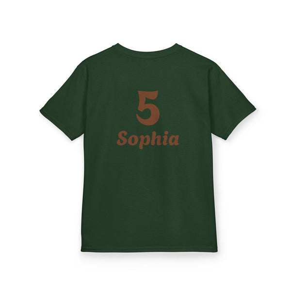 Personalized Kids Football Shirt, Youth Football Gameday Shirt Cute Girls Football Shirts Football Team Fan Kids T Shirt Custom Football Tee