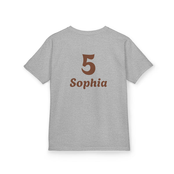 Personalized Kids Football Shirt, Youth Football Gameday Shirt Cute Girls Football Shirts Football Team Fan Kids T Shirt Custom Football Tee