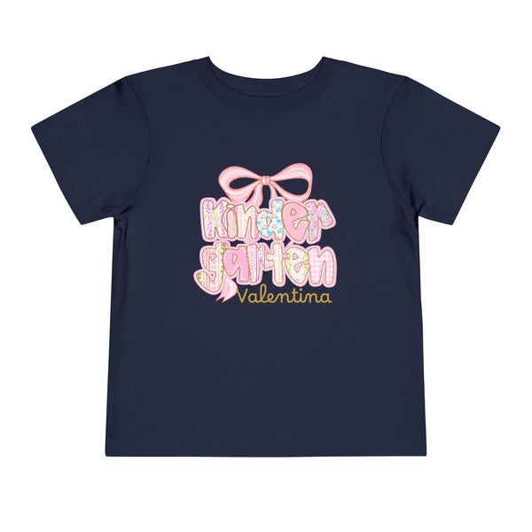 Personalized Back To School Girls Shirt, Custom Name Kids Shirt, Cute Kindergarten Shirt First Day Of School T-shirt Preppy Pre School Shirt