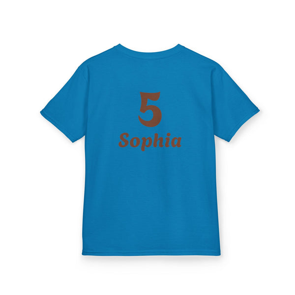 Personalized Kids Football Shirt, Youth Football Gameday Shirt Cute Girls Football Shirts Football Team Fan Kids T Shirt Custom Football Tee