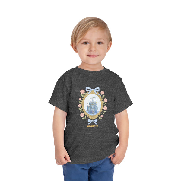 Coquette Bow Magical Castle Shirt, Toddler Castle T-shirt Retro Coquette Bow Shirt Princess Castle Bday Girl Tee Coquette Family Trip Shirt