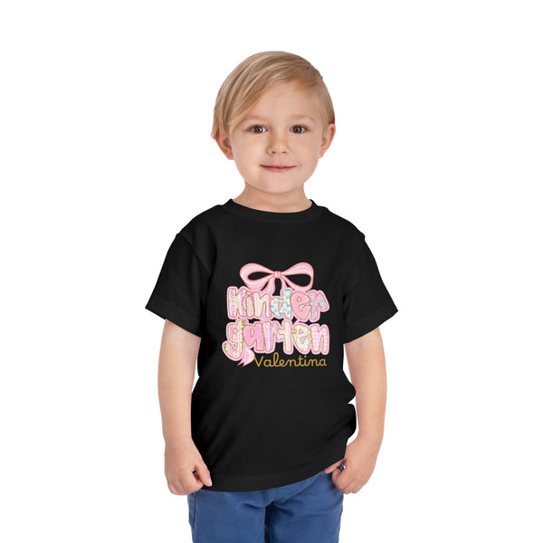 Personalized Back To School Girls Shirt, Custom Name Kids Shirt, Cute Kindergarten Shirt First Day Of School T-shirt Preppy Pre School Shirt
