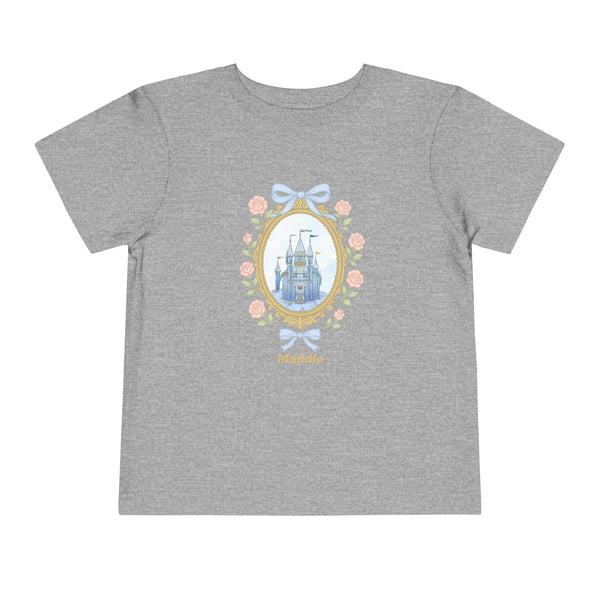 Coquette Bow Magical Castle Shirt, Toddler Castle T-shirt Retro Coquette Bow Shirt Princess Castle Bday Girl Tee Coquette Family Trip Shirt