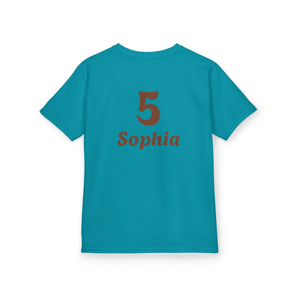 Personalized Kids Football Shirt, Youth Football Gameday Shirt Cute Girls Football Shirts Football Team Fan Kids T Shirt Custom Football Tee