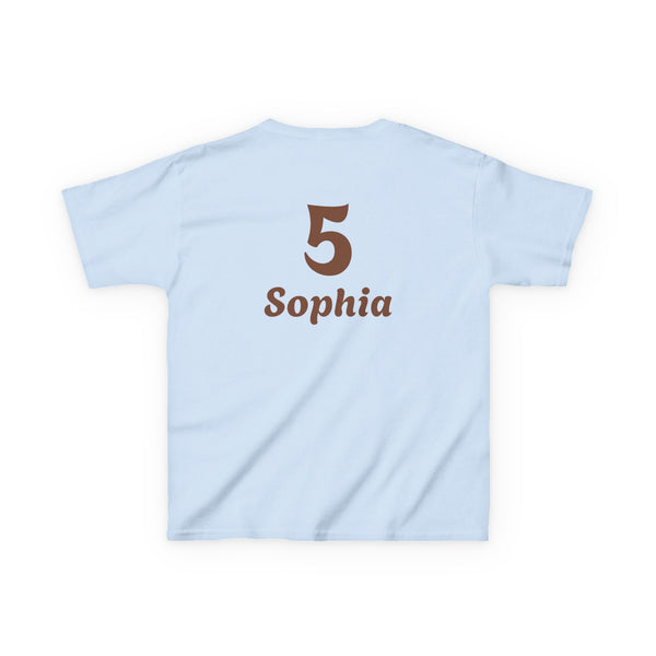Personalized Kids Football Shirt, Youth Football Gameday Shirt Cute Girls Football Shirts Football Team Fan Kids T Shirt Custom Football Tee