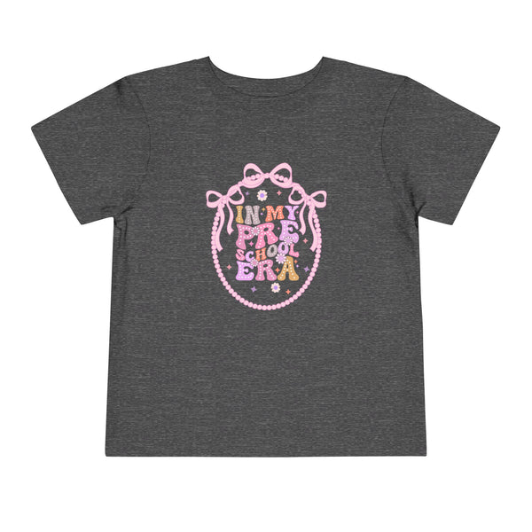 Back To School Coquette Bow Shirt, Toddler Pre School Era T-shirt First Day Tee Elementary Grade Shirt For Girl Retro School Shirt Pre K Tee