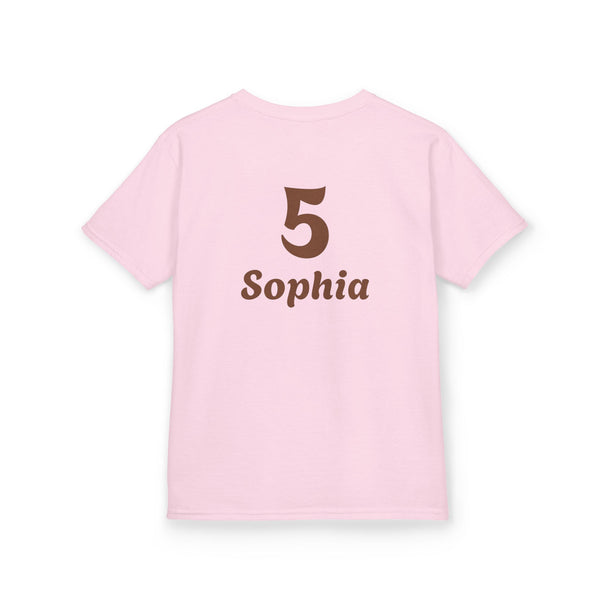 Personalized Kids Football Shirt, Youth Football Gameday Shirt Cute Girls Football Shirts Football Team Fan Kids T Shirt Custom Football Tee