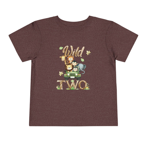 Wild Two Birthday Shirt 2nd Birthday Shirt Wild Birthday Outfit Custom Safari Jungle Animal Bday Tee Zoo 2nd Birthday Outfit Wild Bday Shirt