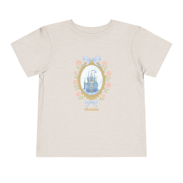 Coquette Bow Magical Castle Shirt, Toddler Castle T-shirt Retro Coquette Bow Shirt Princess Castle Bday Girl Tee Coquette Family Trip Shirt