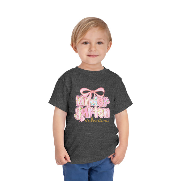 Personalized Back To School Girls Shirt, Custom Name Kids Shirt, Cute Kindergarten Shirt First Day Of School T-shirt Preppy Pre School Shirt