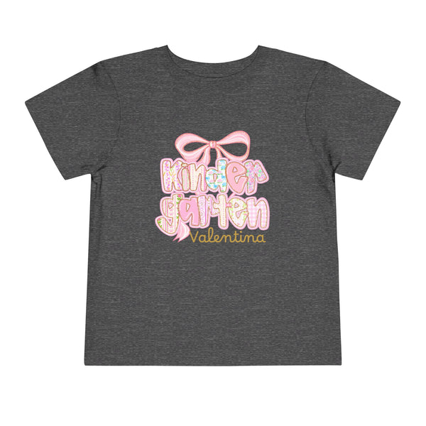 Personalized Back To School Girls Shirt, Custom Name Kids Shirt, Cute Kindergarten Shirt First Day Of School T-shirt Preppy Pre School Shirt