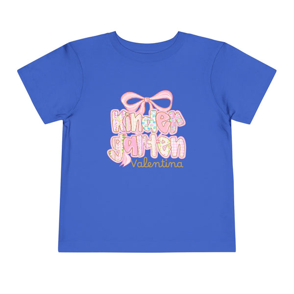 Personalized Back To School Girls Shirt, Custom Name Kids Shirt, Cute Kindergarten Shirt First Day Of School T-shirt Preppy Pre School Shirt