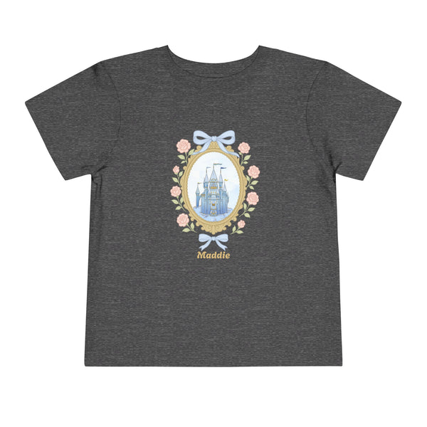 Coquette Bow Magical Castle Shirt, Toddler Castle T-shirt Retro Coquette Bow Shirt Princess Castle Bday Girl Tee Coquette Family Trip Shirt