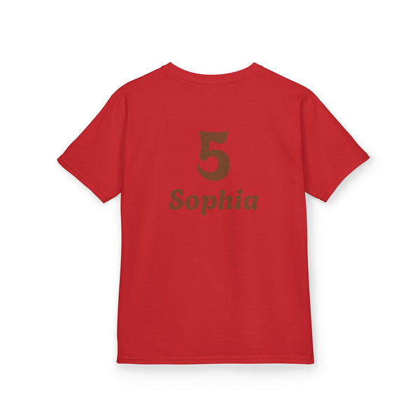 Personalized Kids Football Shirt, Youth Football Gameday Shirt Cute Girls Football Shirts Football Team Fan Kids T Shirt Custom Football Tee