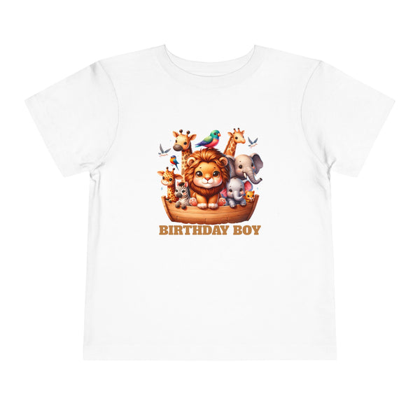 Personalized Noahs Ark Toddler Shirt Animals Ark T Shirt Custom Bible Character Kids Name Age Shirt For Boy Girl Toddler Kids Birthday Shirt