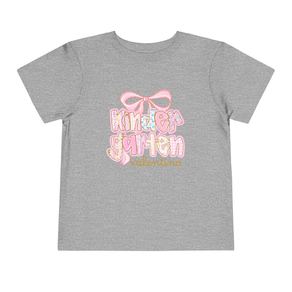 Personalized Back To School Girls Shirt, Custom Name Kids Shirt, Cute Kindergarten Shirt First Day Of School T-shirt Preppy Pre School Shirt