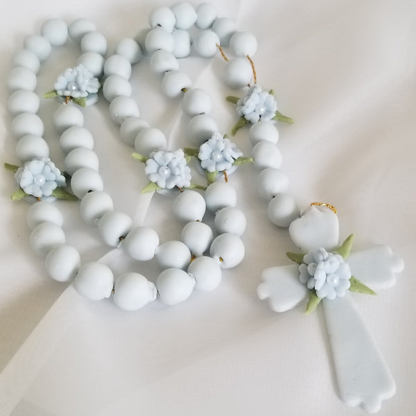 Unique Baptism Cake Topper, Girl / Boy Baptism Cake Topper, Vintage Look Baby for Baptism Cake, Rosary For Cakes, Christening Cake Topper, Rosary Cake Topper, Antique Look Baptism - C T B