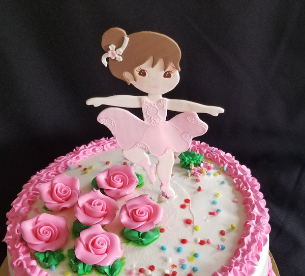 Ballerina Cake Toppers Ballet Birthday Theme Pink Ballerina and Centerpiece Decorations