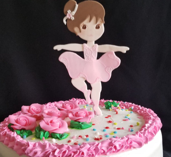 Ballerina Cake Toppers Ballet Birthday Theme Pink Ballerina and Centerpiece Decorations