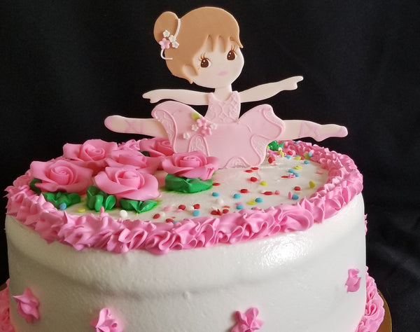 Ballerina Cake Toppers Ballerina Birthday Pink Ballet Centerpiece Decorations