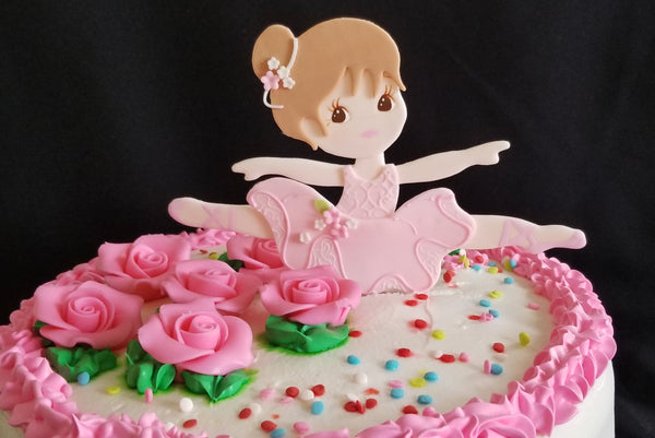 Ballerina Cake Toppers Ballerina Birthday Pink Ballet Centerpiece Decorations