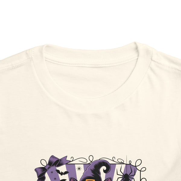 Girl Halloween Black Cat Shirt Toddler Halloween Cat Shirt, Cute Cat and Bow Girls Pumpkin Patch Tee, Treat Trick Tshirt Gift Spooky Cat Tee
