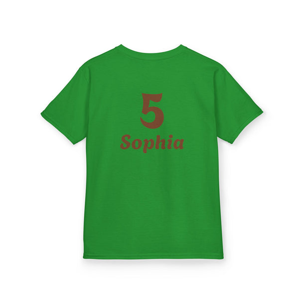 Personalized Kids Football Shirt, Youth Football Gameday Shirt Cute Girls Football Shirts Football Team Fan Kids T Shirt Custom Football Tee