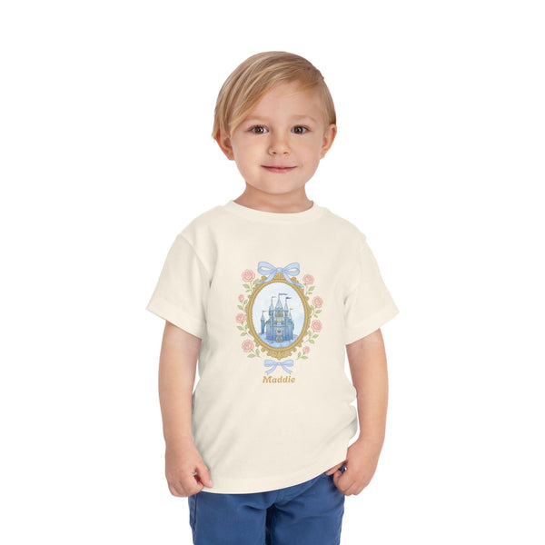 Coquette Bow Magical Castle Shirt, Toddler Castle T-shirt Retro Coquette Bow Shirt Princess Castle Bday Girl Tee Coquette Family Trip Shirt