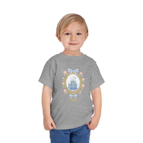 Coquette Bow Magical Castle Shirt, Toddler Castle T-shirt Retro Coquette Bow Shirt Princess Castle Bday Girl Tee Coquette Family Trip Shirt