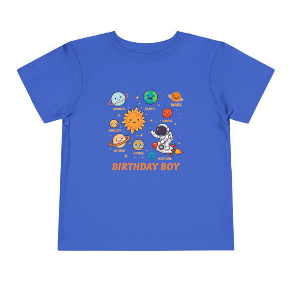 Space 2nd Birthday Solar System Toddler Shirt Cute Planets T Shirt Space Bday Shirt Boy Custom Name Age Shirts Toddler Boy 3rd Birthday Tees