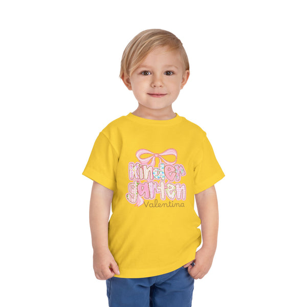 Personalized Back To School Girls Shirt, Custom Name Kids Shirt, Cute Kindergarten Shirt First Day Of School T-shirt Preppy Pre School Shirt